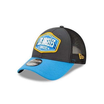 Los Angeles Chargers Gorra | New Era NFL Draft 9forty Adjustable Cap Mexico - Grises